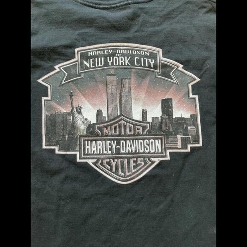 Vintage Men’s T-Shirt 3XL Harley Davidson 9/11 Memorial black